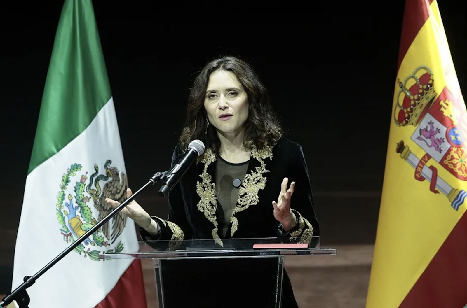 Ayuso, en la 'Celebración por la Evangelización y el Mestizaje en México: Malinche y Cortés'