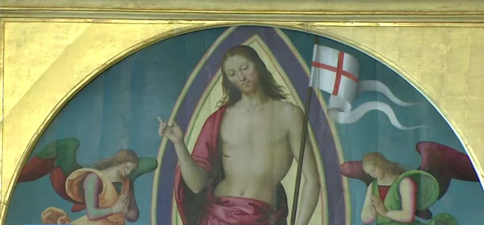 Cuadro de la Biblioteca pontificia