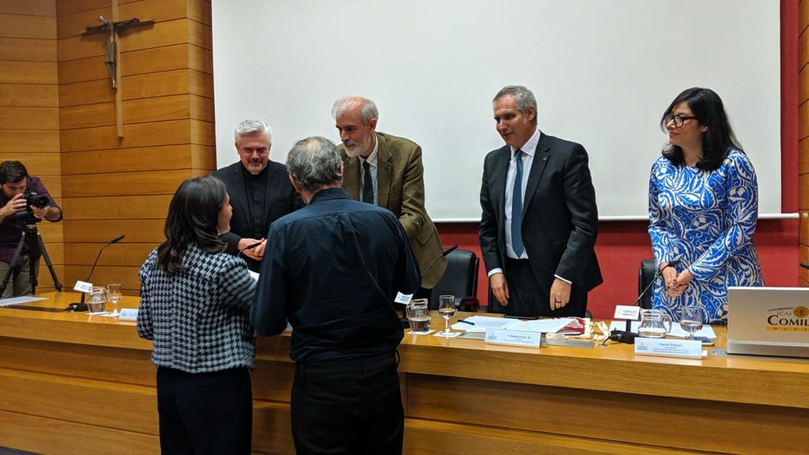 Entrega del I Premio Arrupe de los Derechos Humanos en Comillas