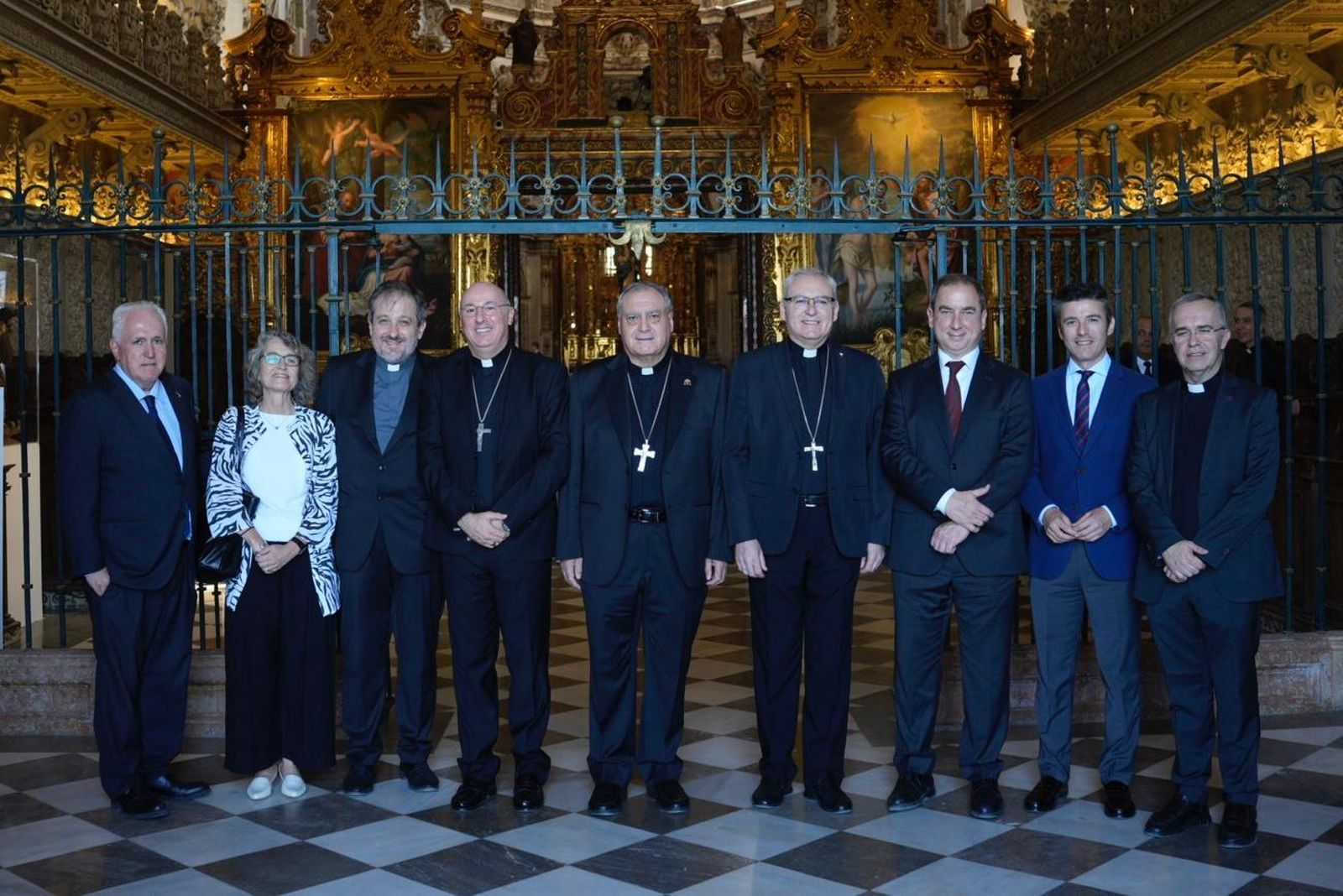 Obispos andaluces y autoridades de la Universidad Loyola Andalucía