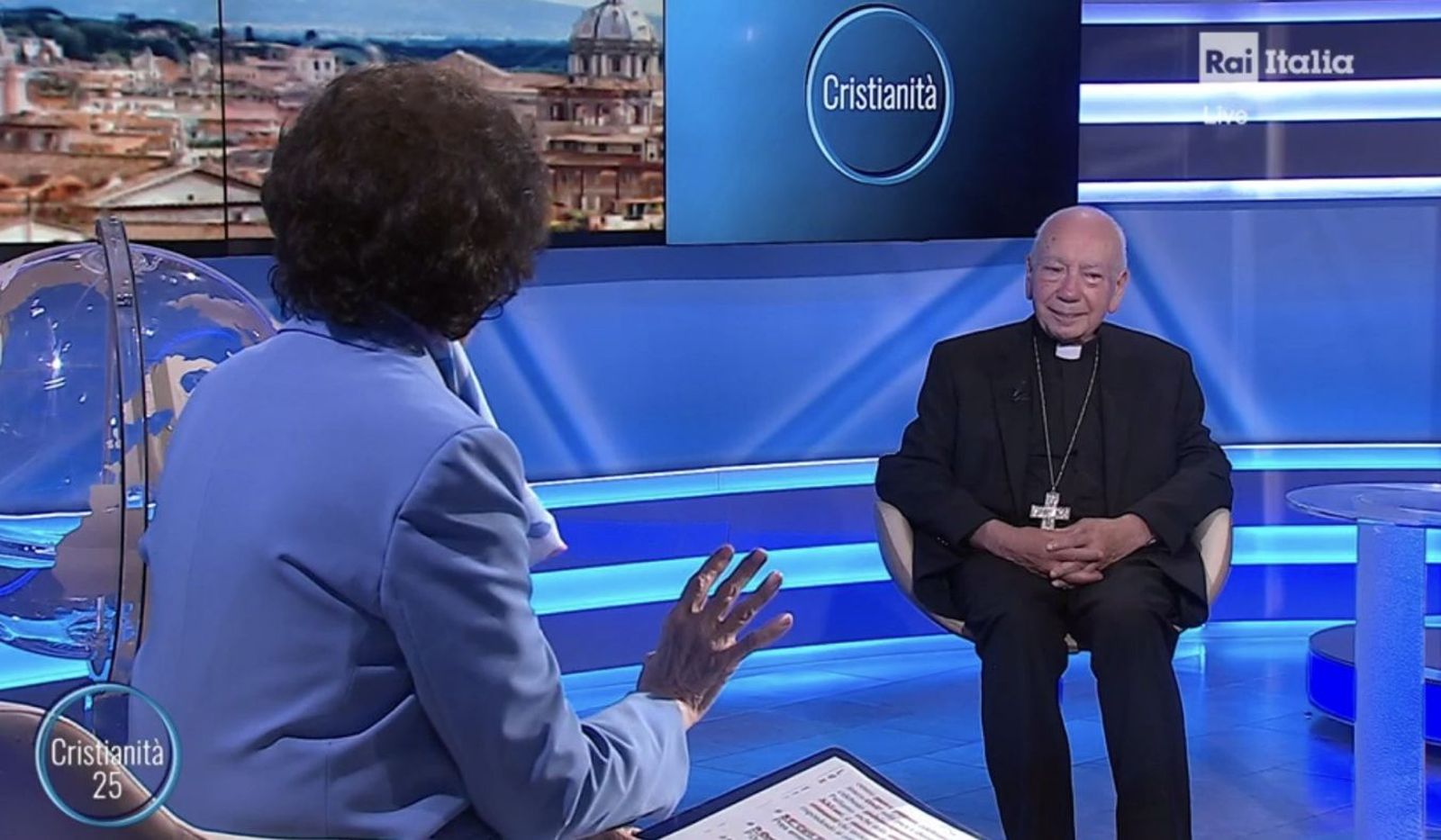 Cardenal Coccopalmerio en la RAI