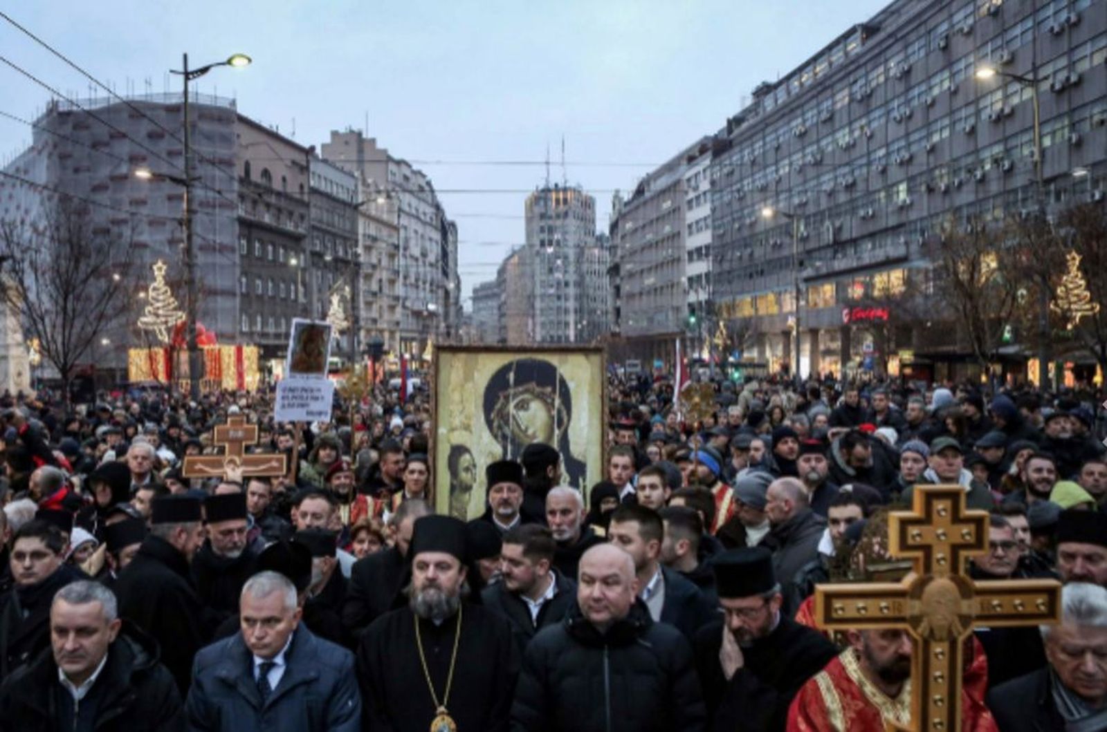Marcha de ortodoxos contra la ley de la polémica