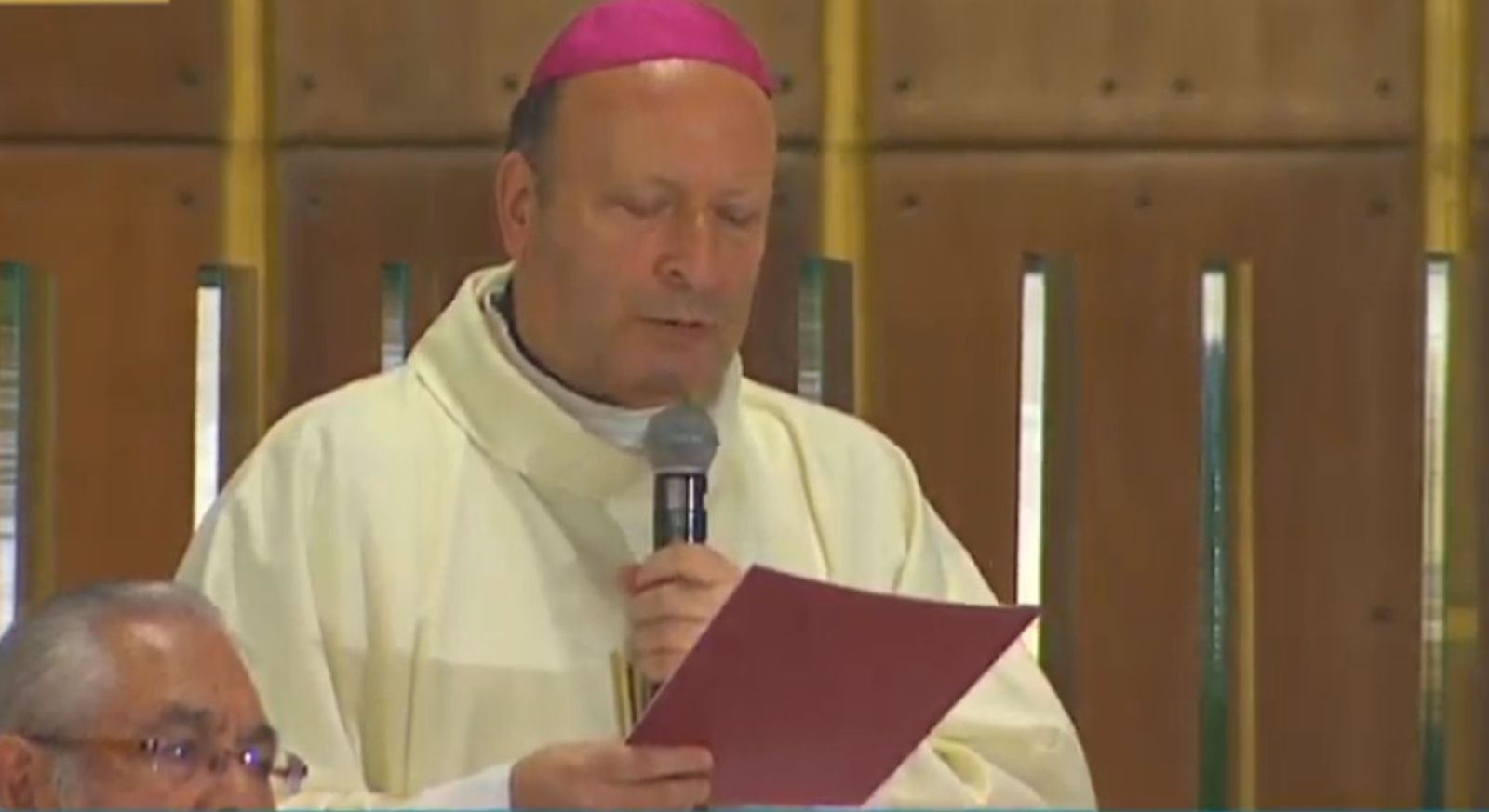 Nuncio apostólico. Mensaje del Papa.