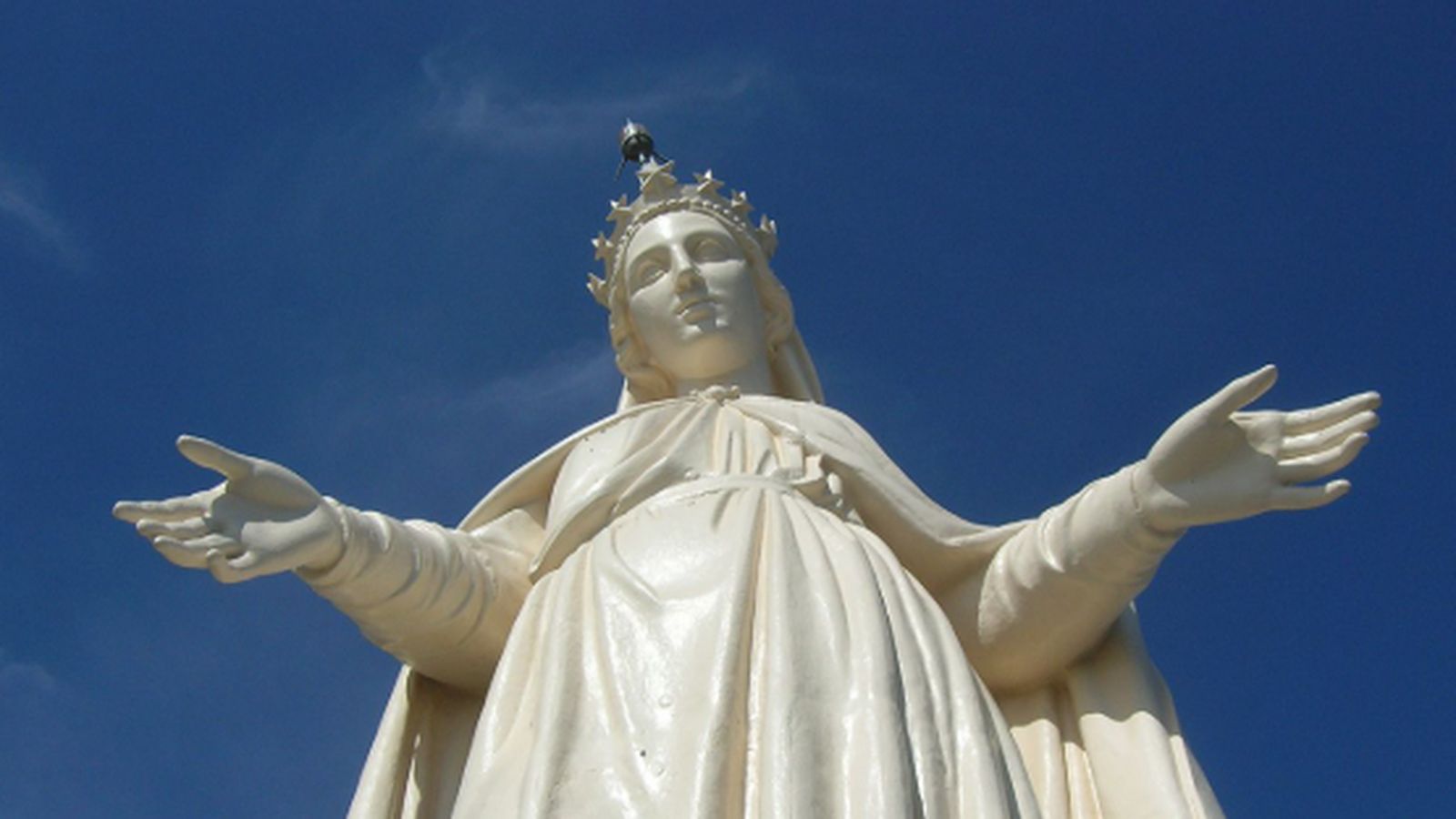 El santuario mariano de Santa Cruz.