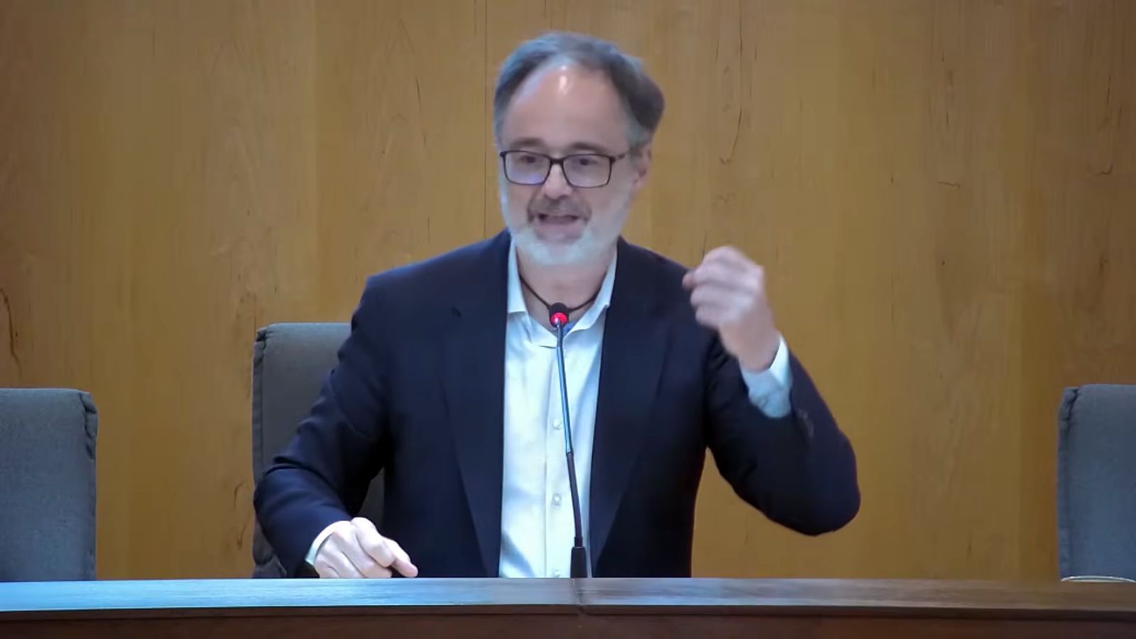 Fernando Vidal en la Casa de la Iglesia de Zaragoza