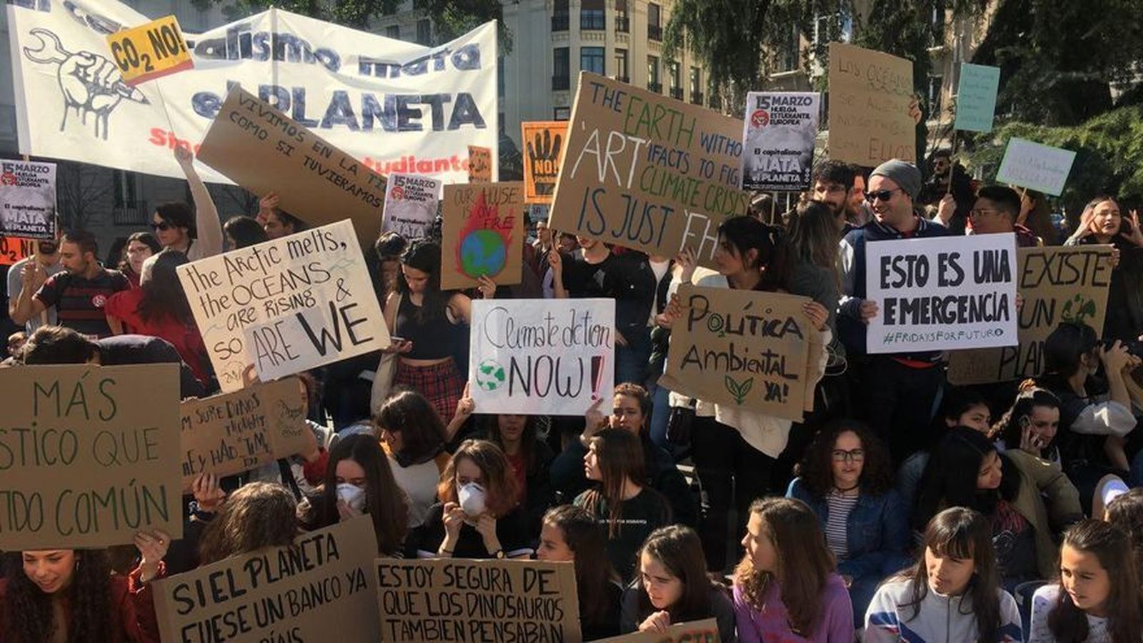 El cambio climático, otra de las preocupaciones de la juventud.