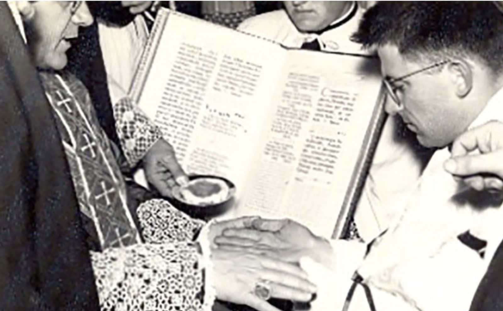 El Padre Ángel el día de su ordenación