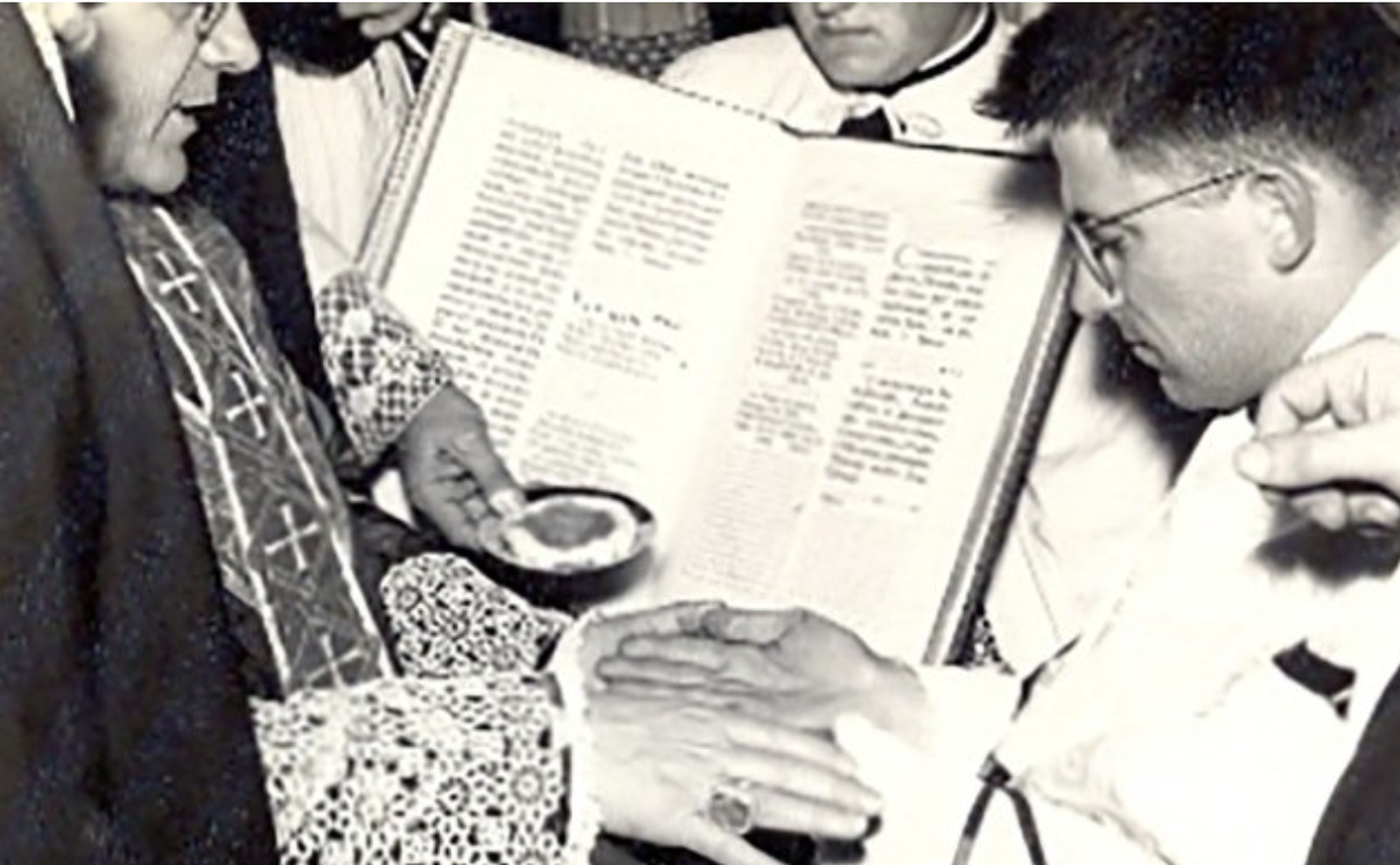 El Padre Ángel el día de su ordenación