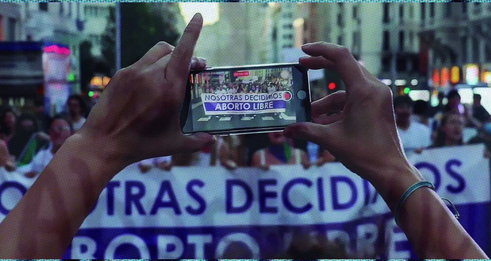 Manifestación a favor del aborto