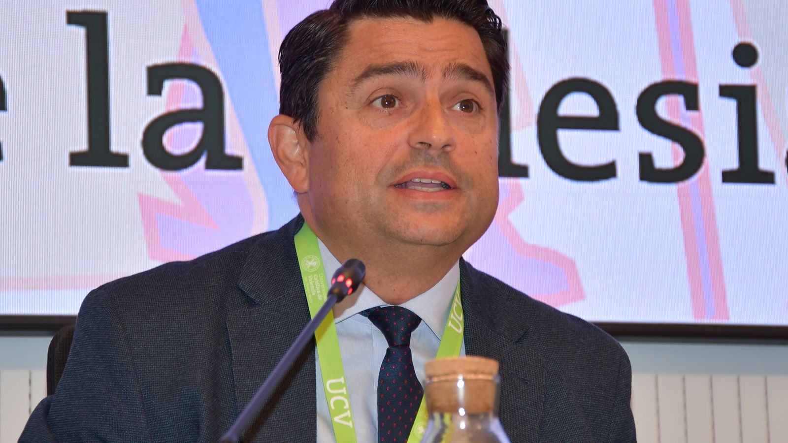 José Manuel Pagán, rector de la UCV
