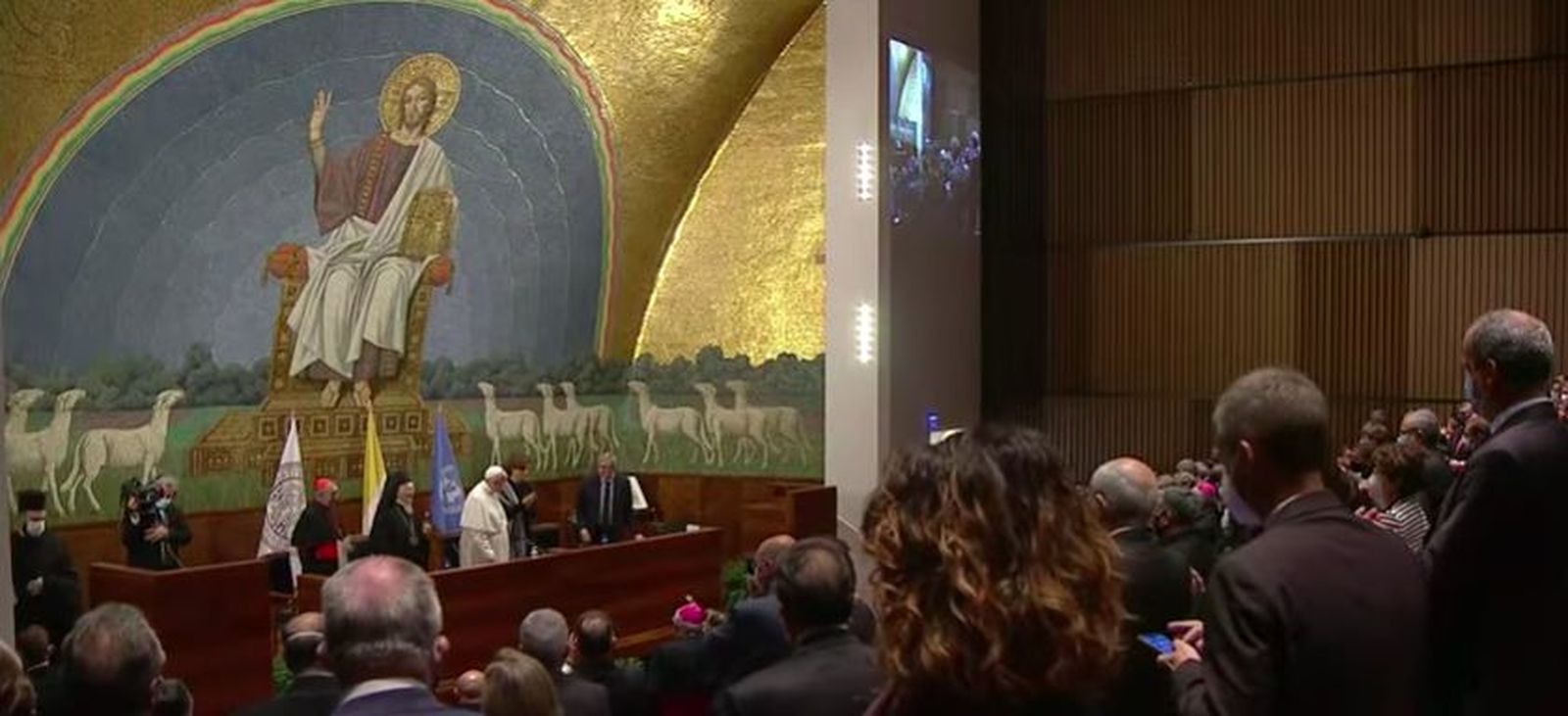 El Papa y Bartolomé, en la Lateranense