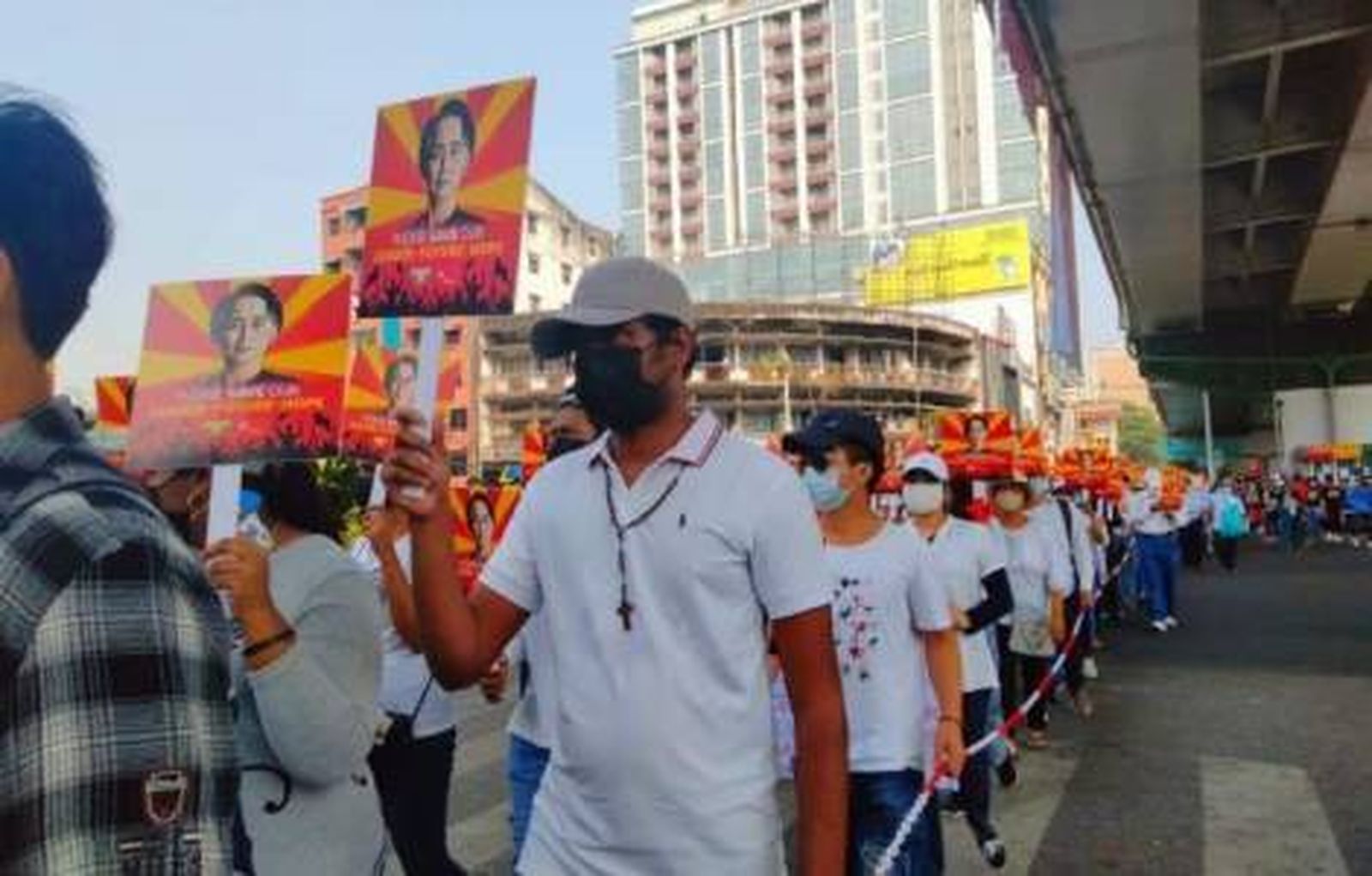 Manifestación pacífica
