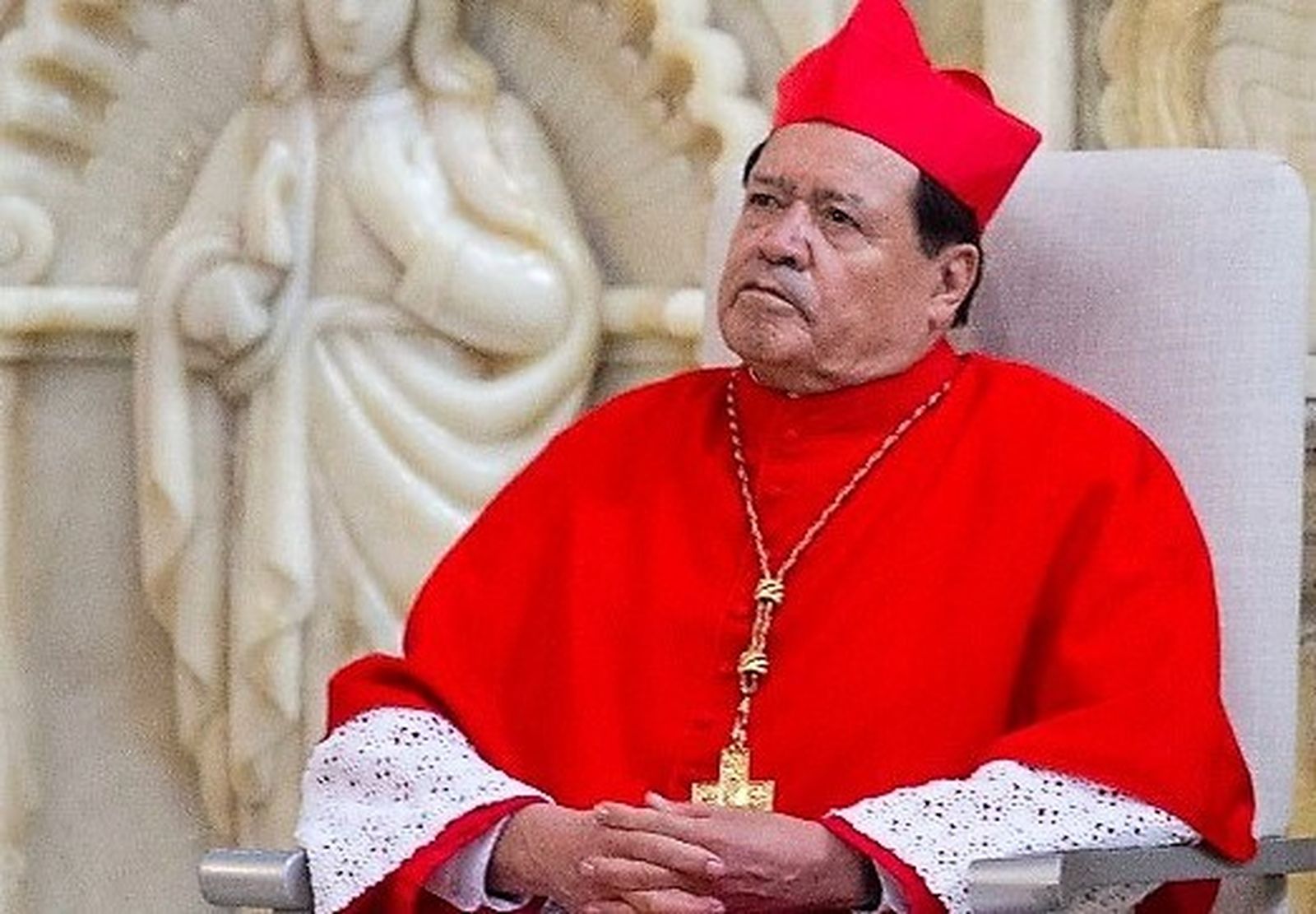 Cardenal Norberto Rivera Carrera, hospitalizado por covid-19