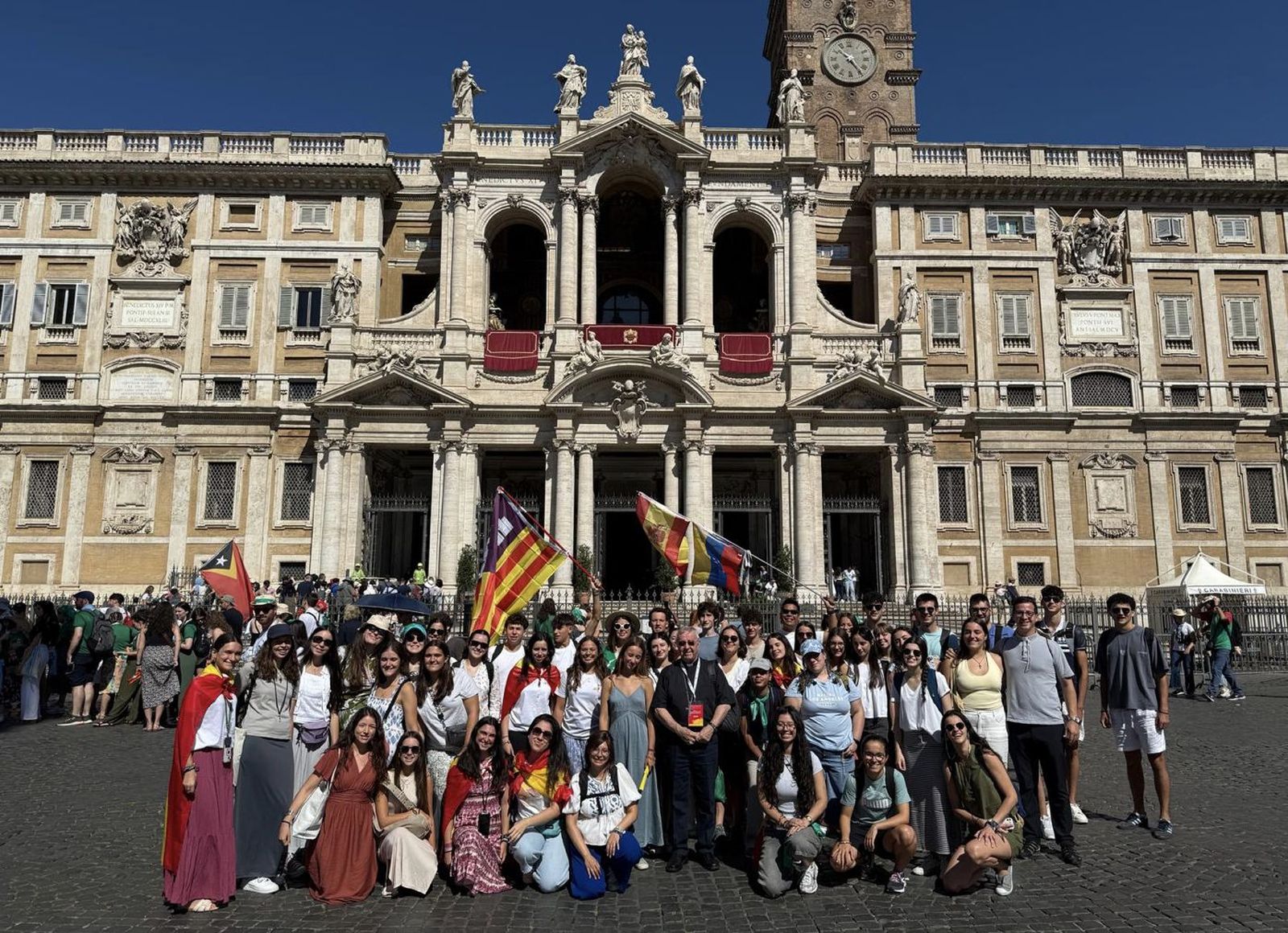 Taltavull con los jóvenes de la diócesis de Mallorca en el Jubileo