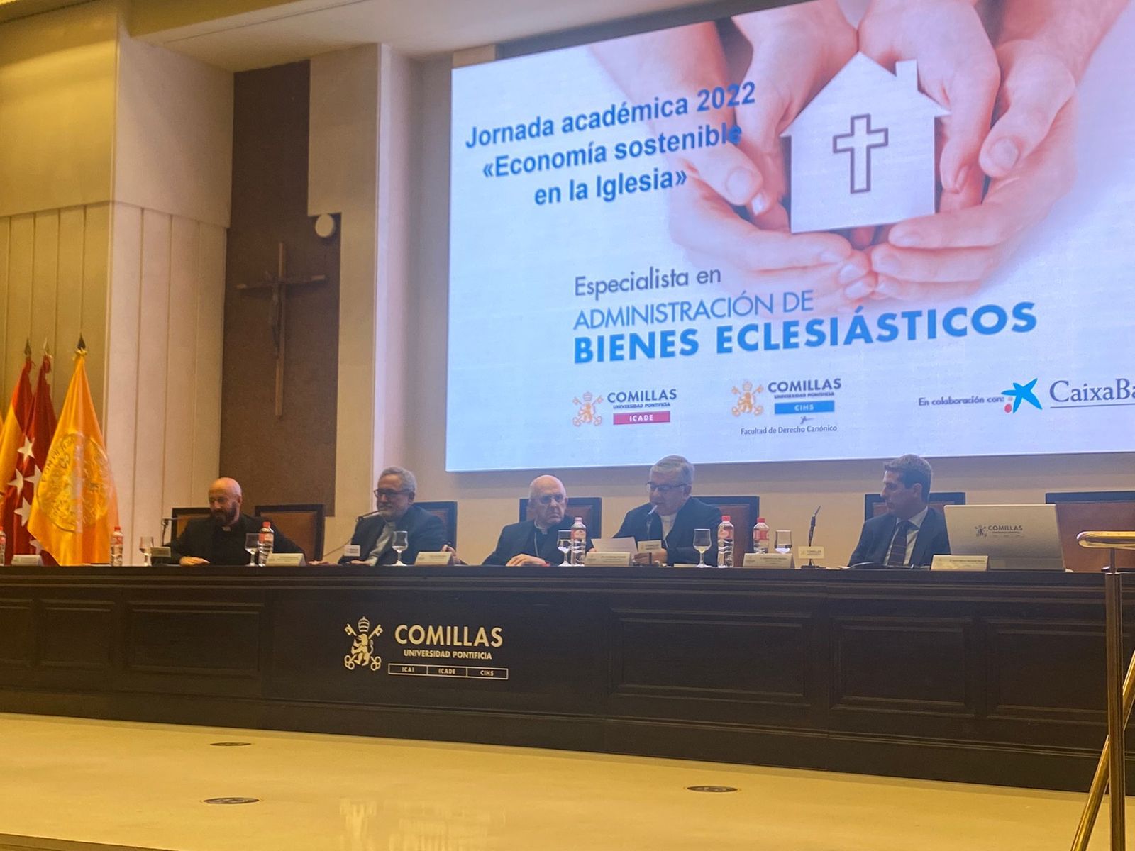 Rodríguez Carballo, con Osoro, Guerrero, Miguel Campo y David Alonso de Linaje