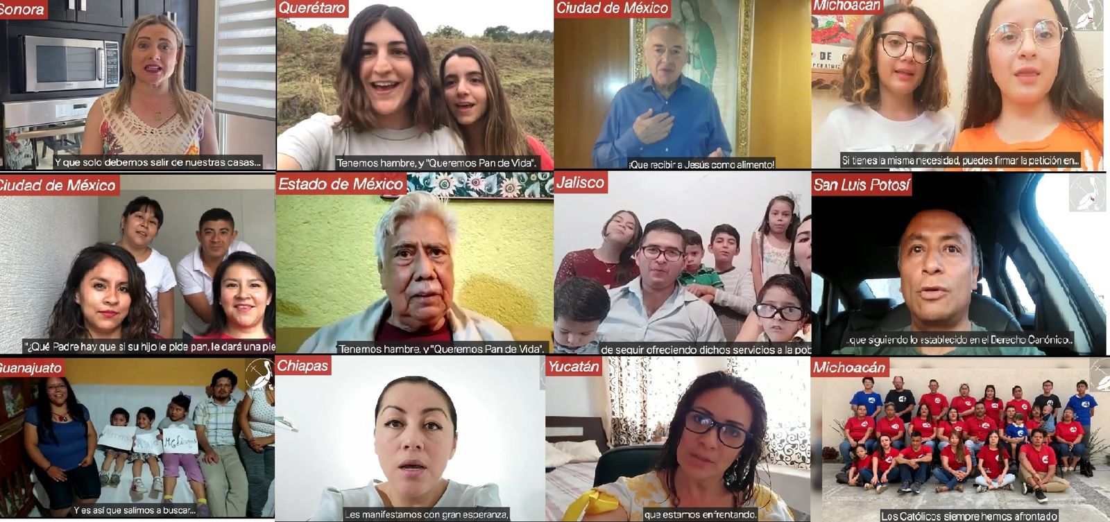 Laicos piden a obispos de México: “¡Necesitamos el pan de vida!”