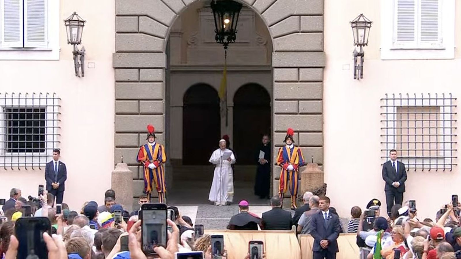 León XIV, en Castel Gandolfo