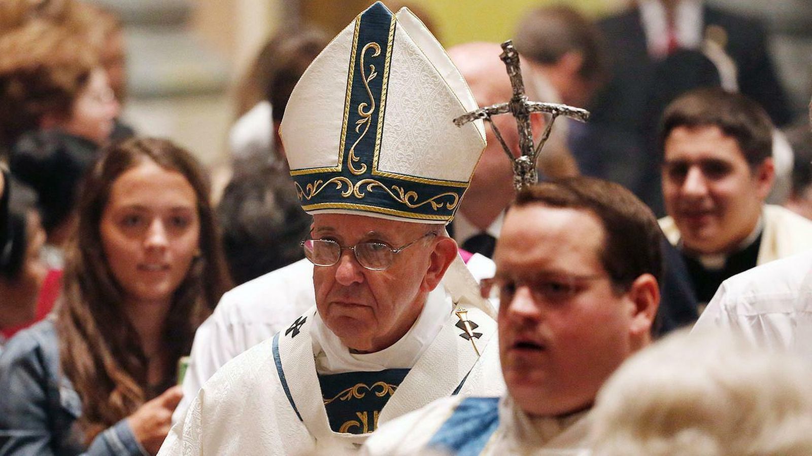 Francisco, durante una misa en Filadelfia en 2015