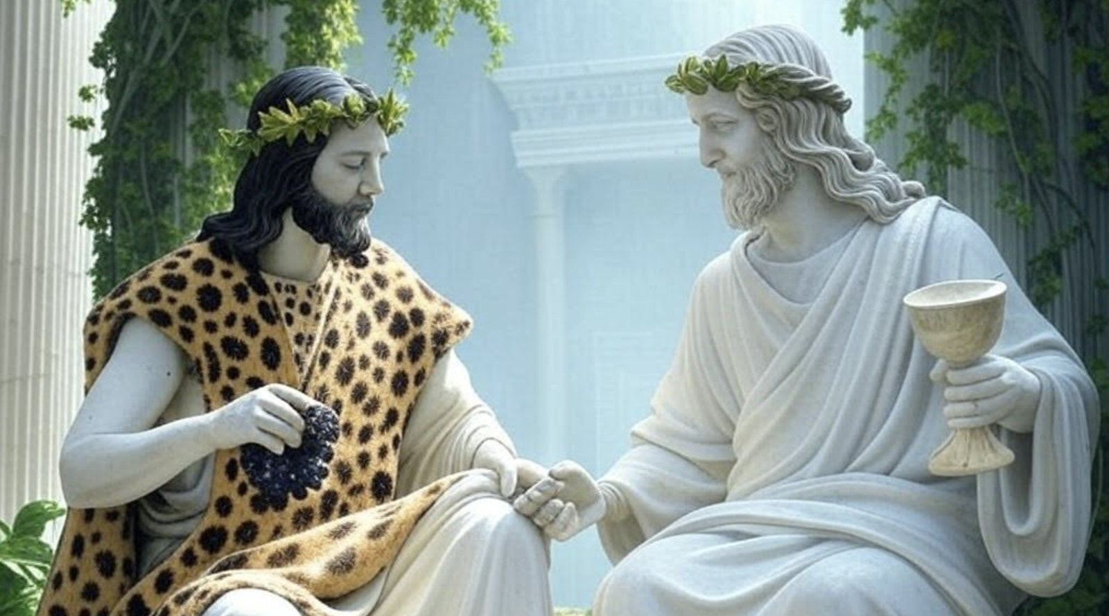 Jesús y Dionisos
