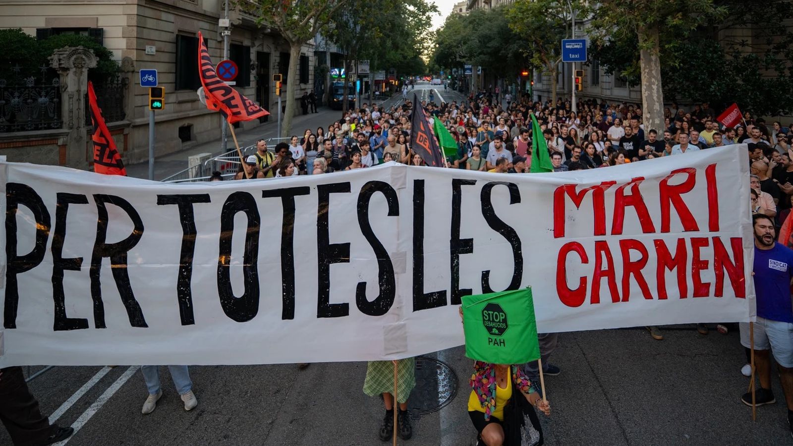 Concentración en apoyo a Maricarmen