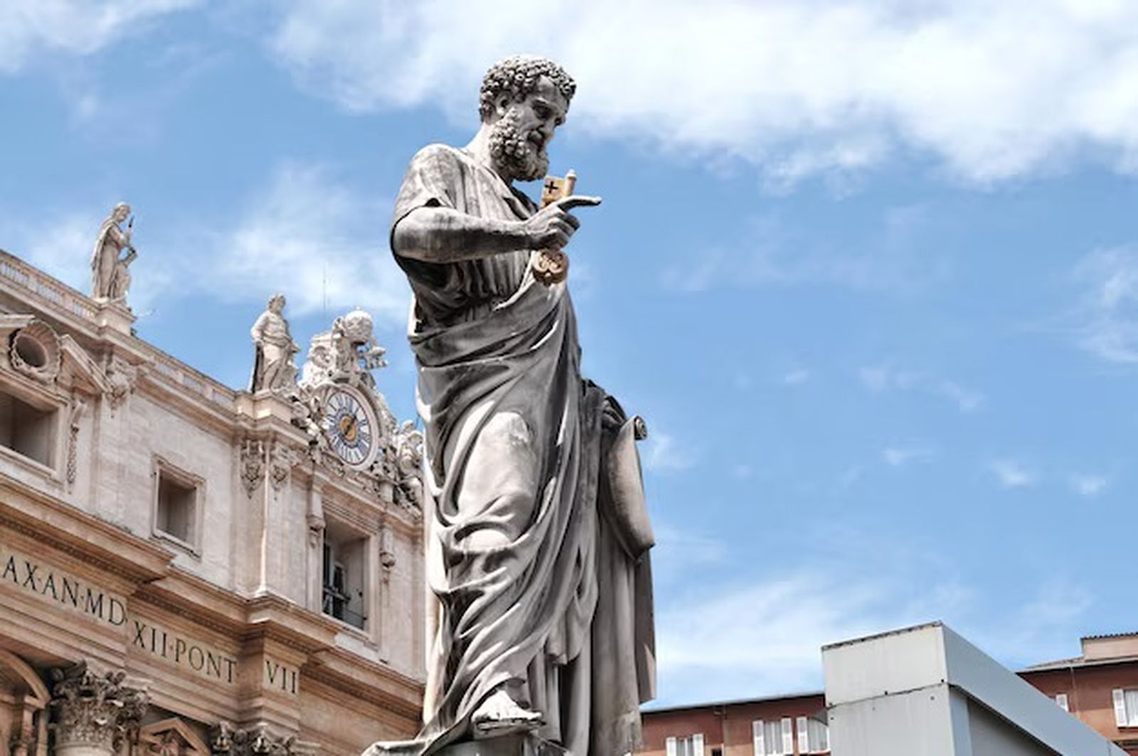 Estatua de san Pedro. Vaticano.
