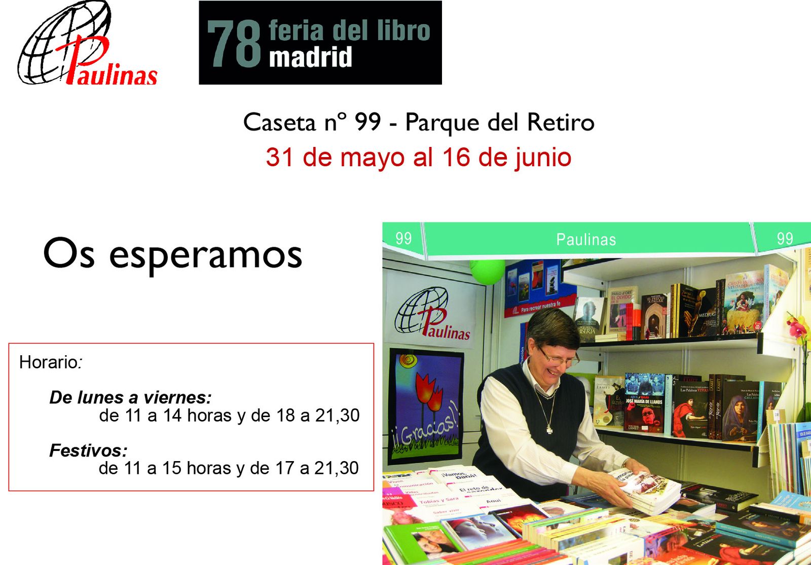 Paulinas, en la Feria del Libro