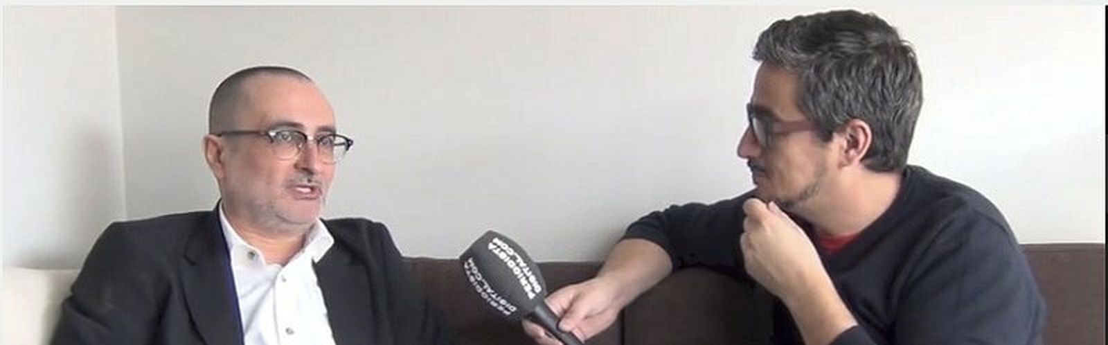 Joan Carles Mèlich, durante la entrevista