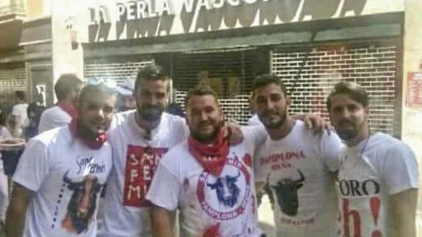 Los cinco miembros de La Manada