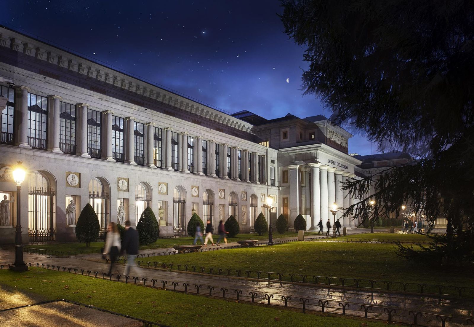 El Museo del Prado, de noche