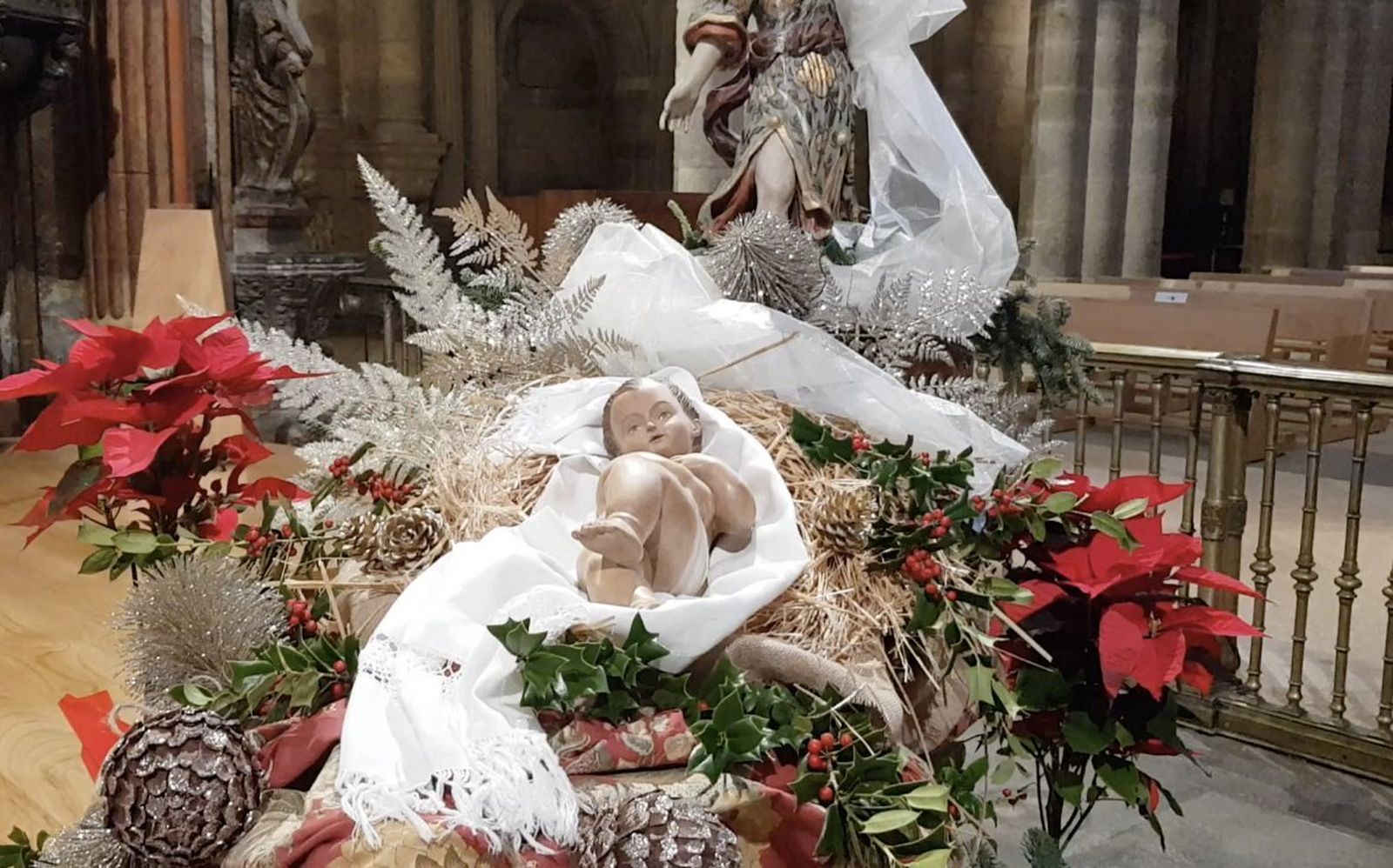 Nacimiento en la catedral de Santiago de Compostela