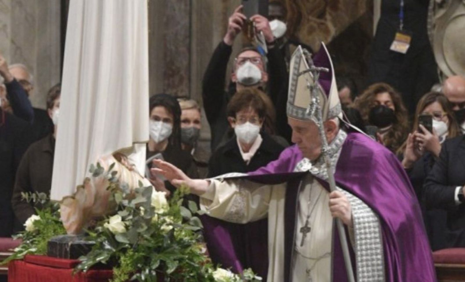 El Papa y la Virgen de Fátima