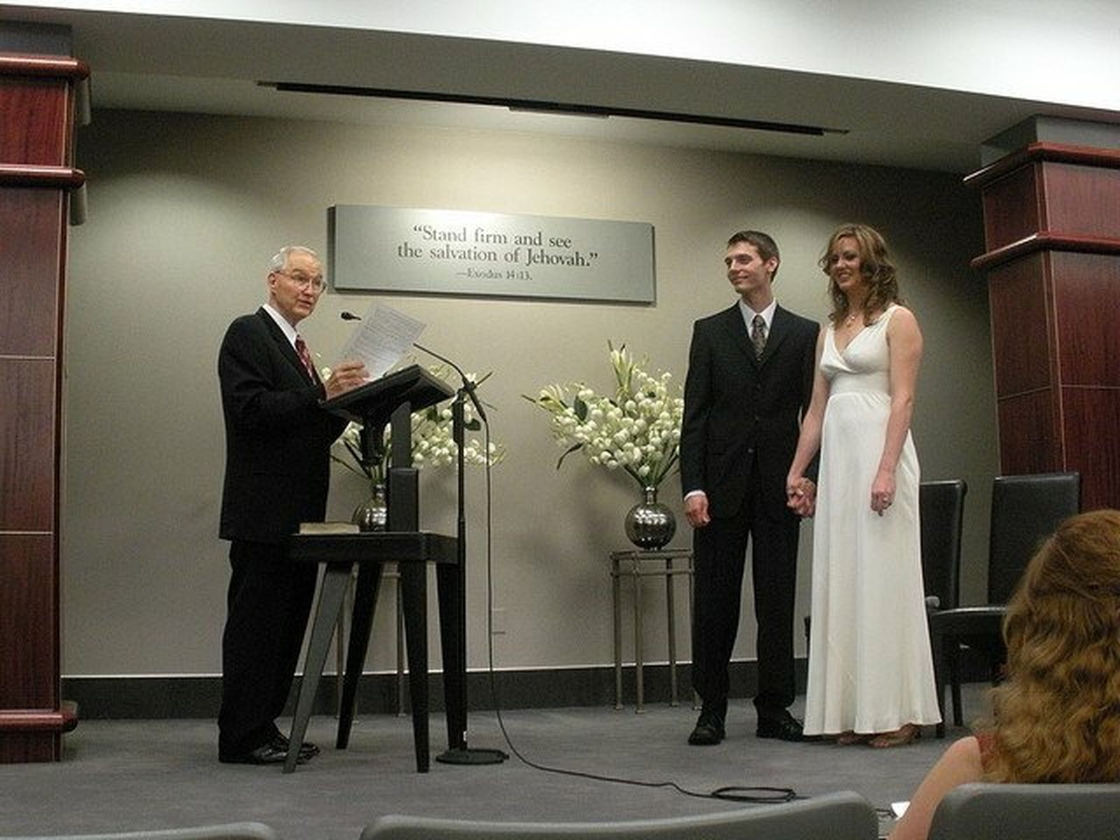 Matrimonio entre Testigos de Jehová