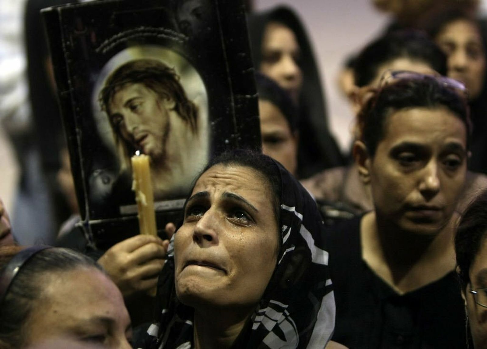 Procesión de cristianos en Oriente Medio
