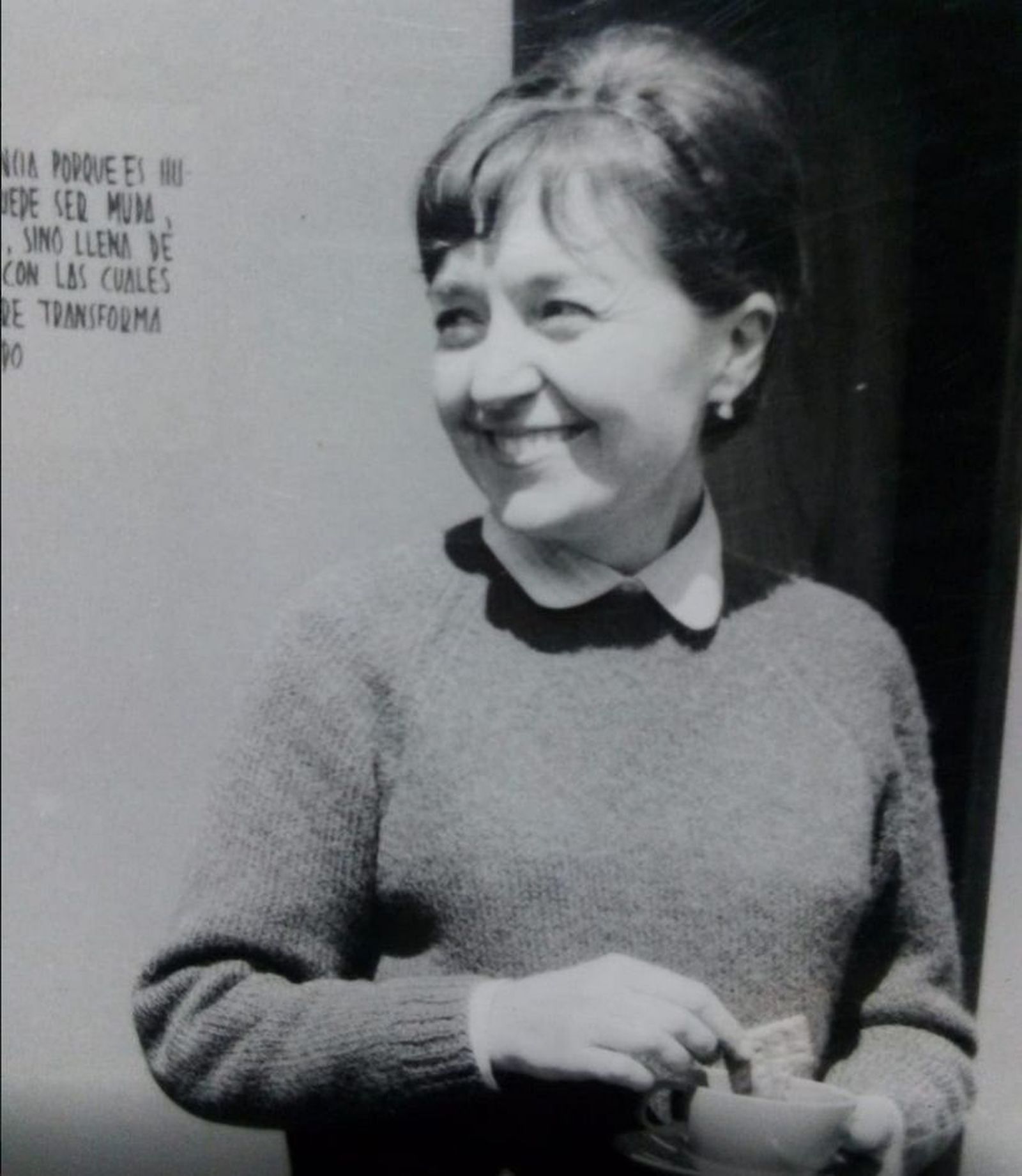 María José, recién llegada a Ecuador