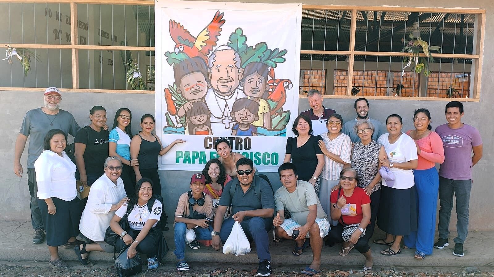 Misioneros, laicos y trabajadores del Vicariato en Caballo Cocha