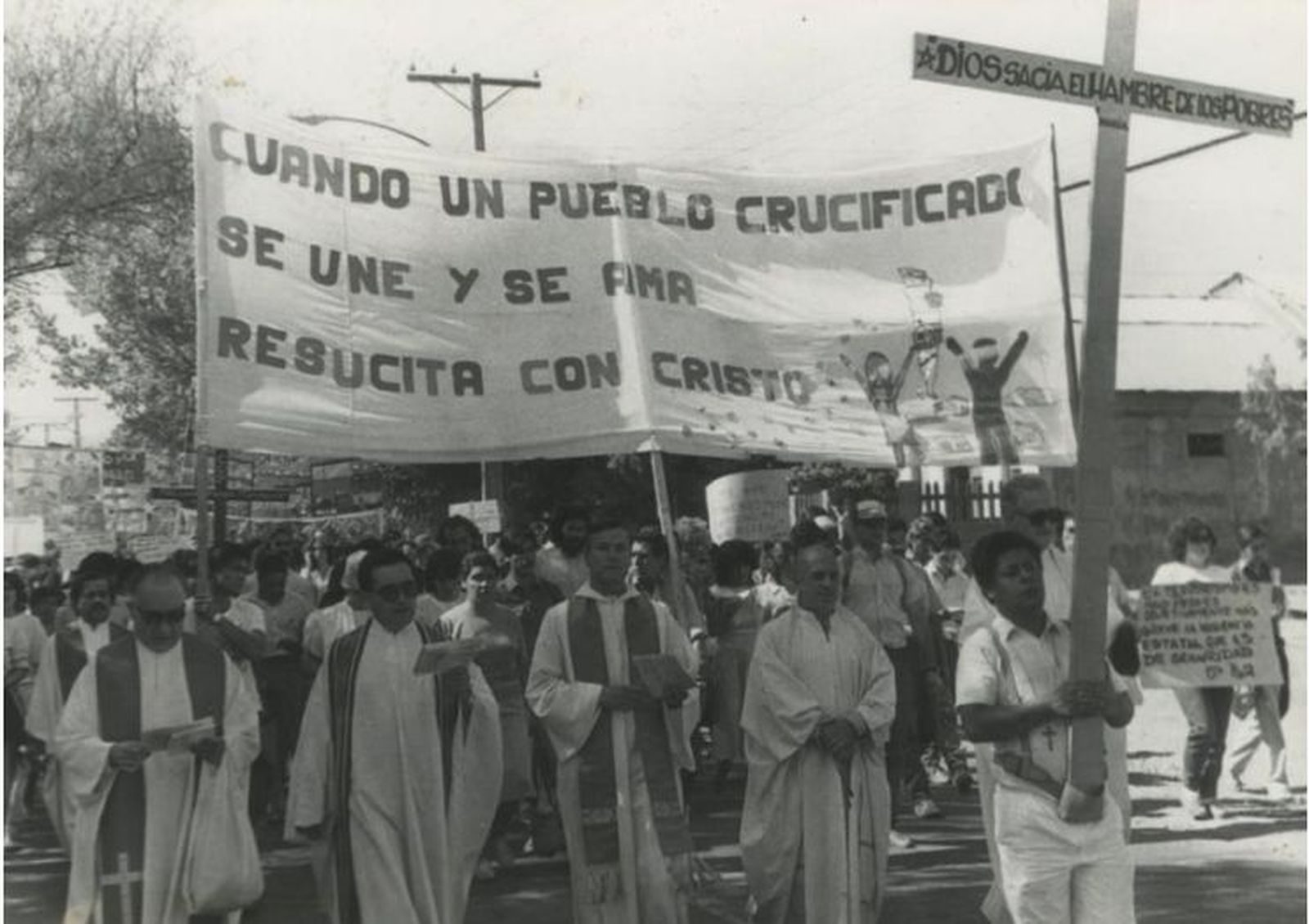 Vía crucis popular en la década de los 80, en Chile