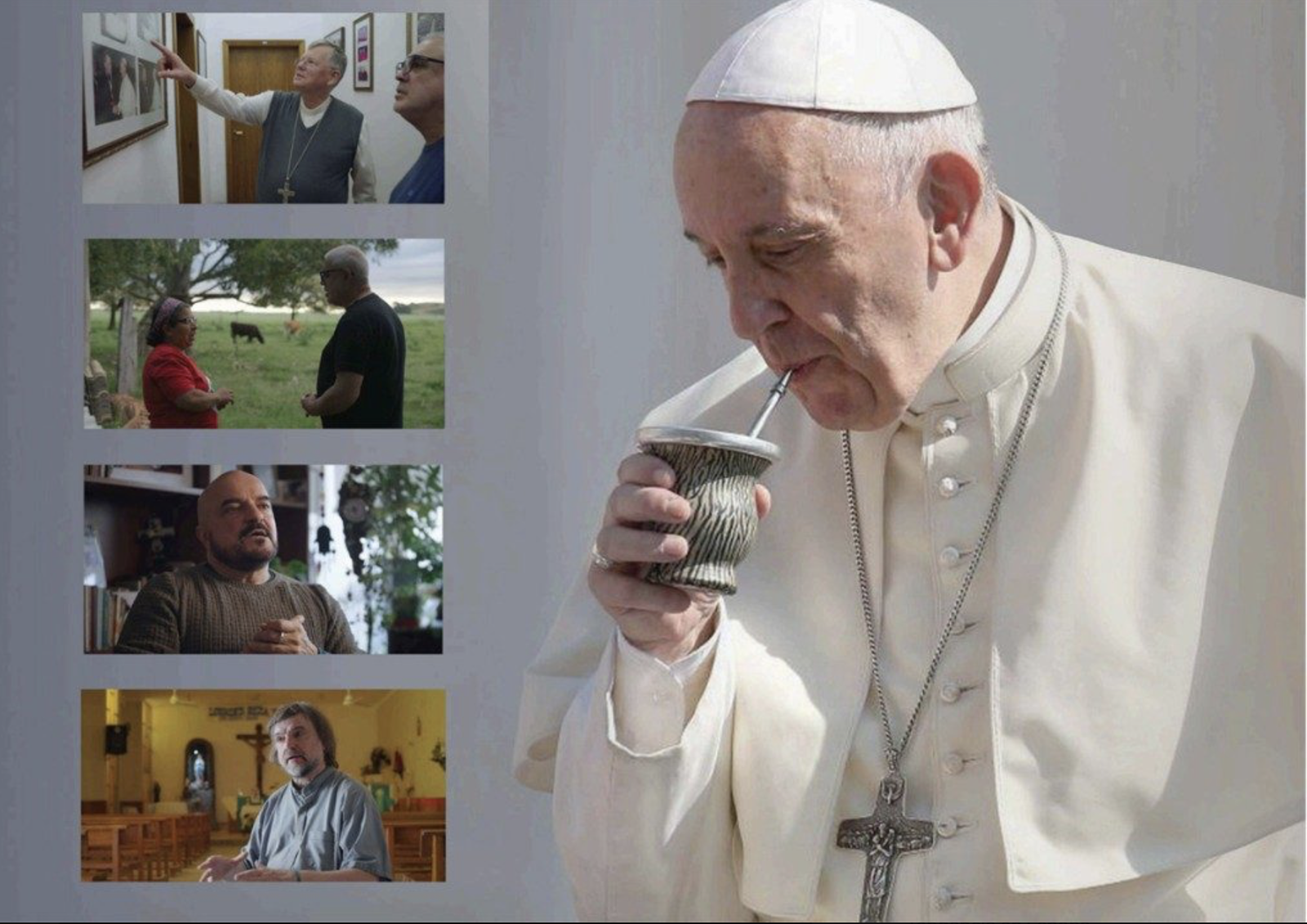 Cartel y fotogramas del documental sobre Francisco