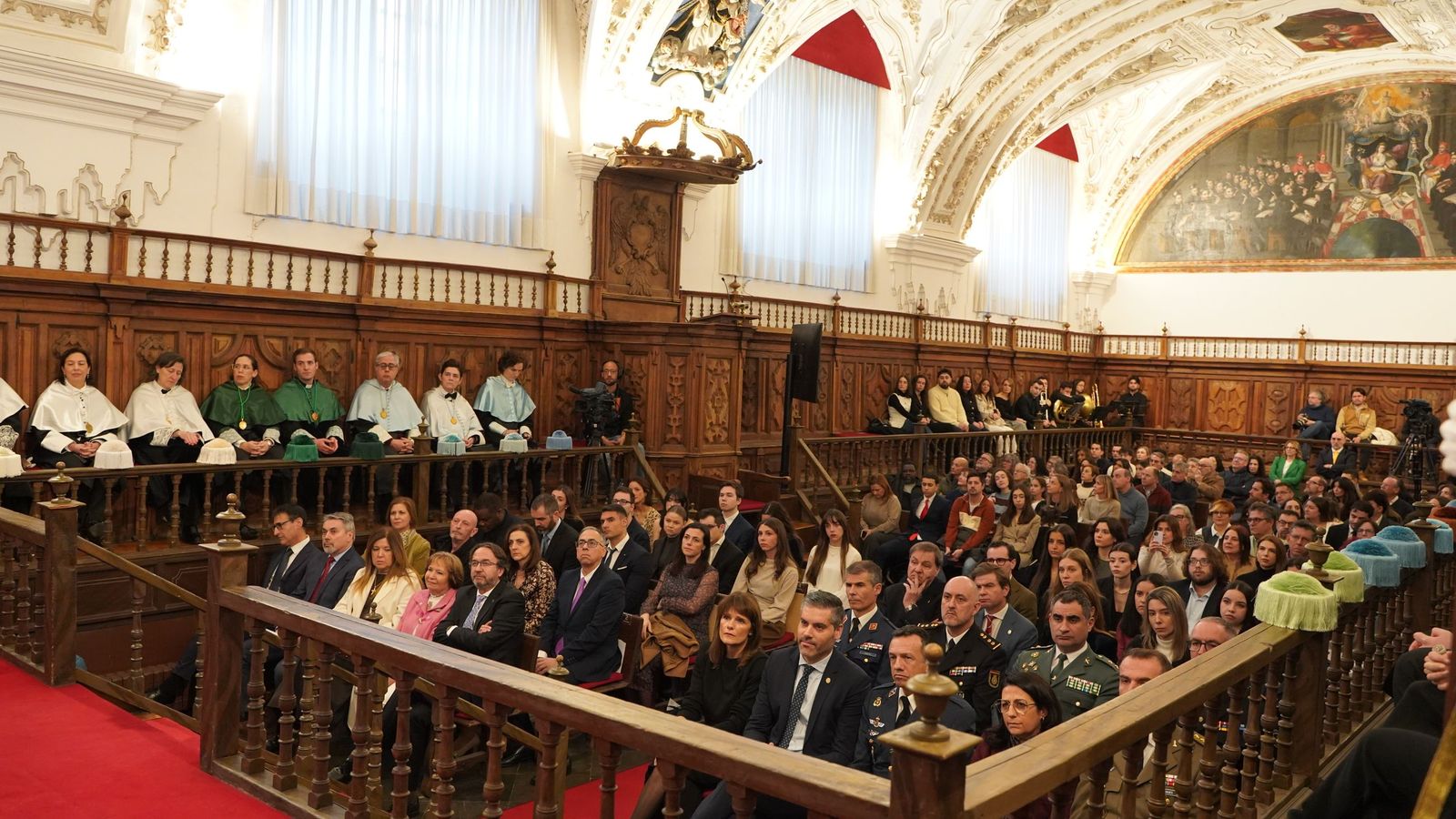 Asistentes a la ceremonia de entrega de premios