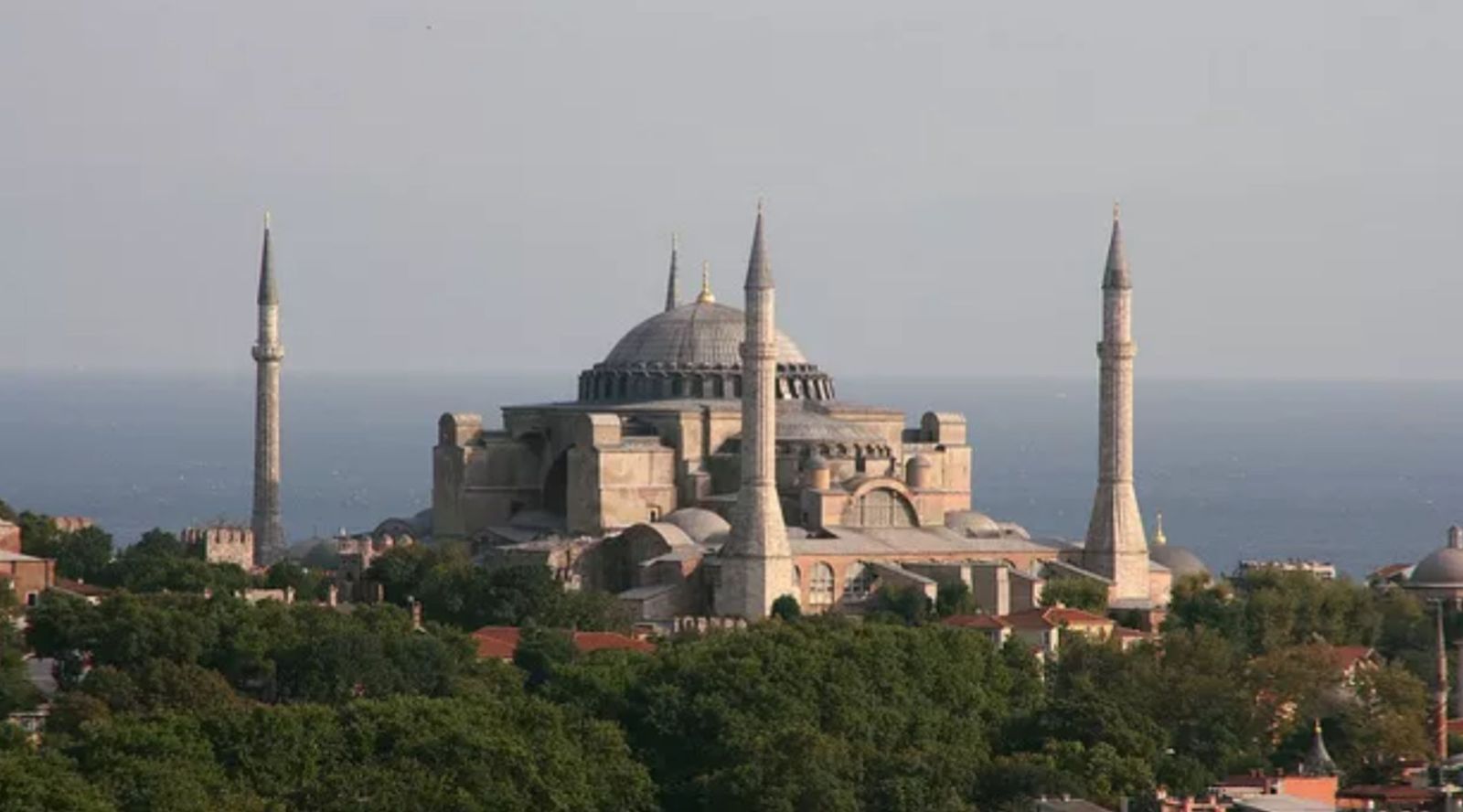 Santa Sofía, reconvertida en mezquita