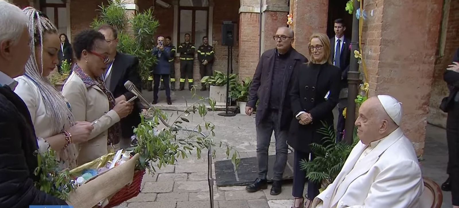 Reclusas, con el Papa