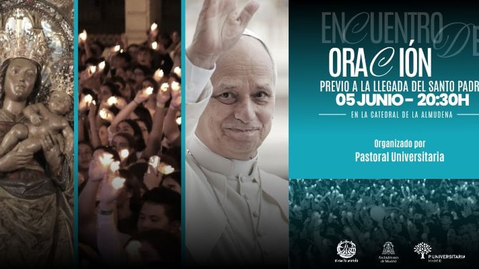 Vigilia de oración previa a la llegada del papa León XIV a Madrid