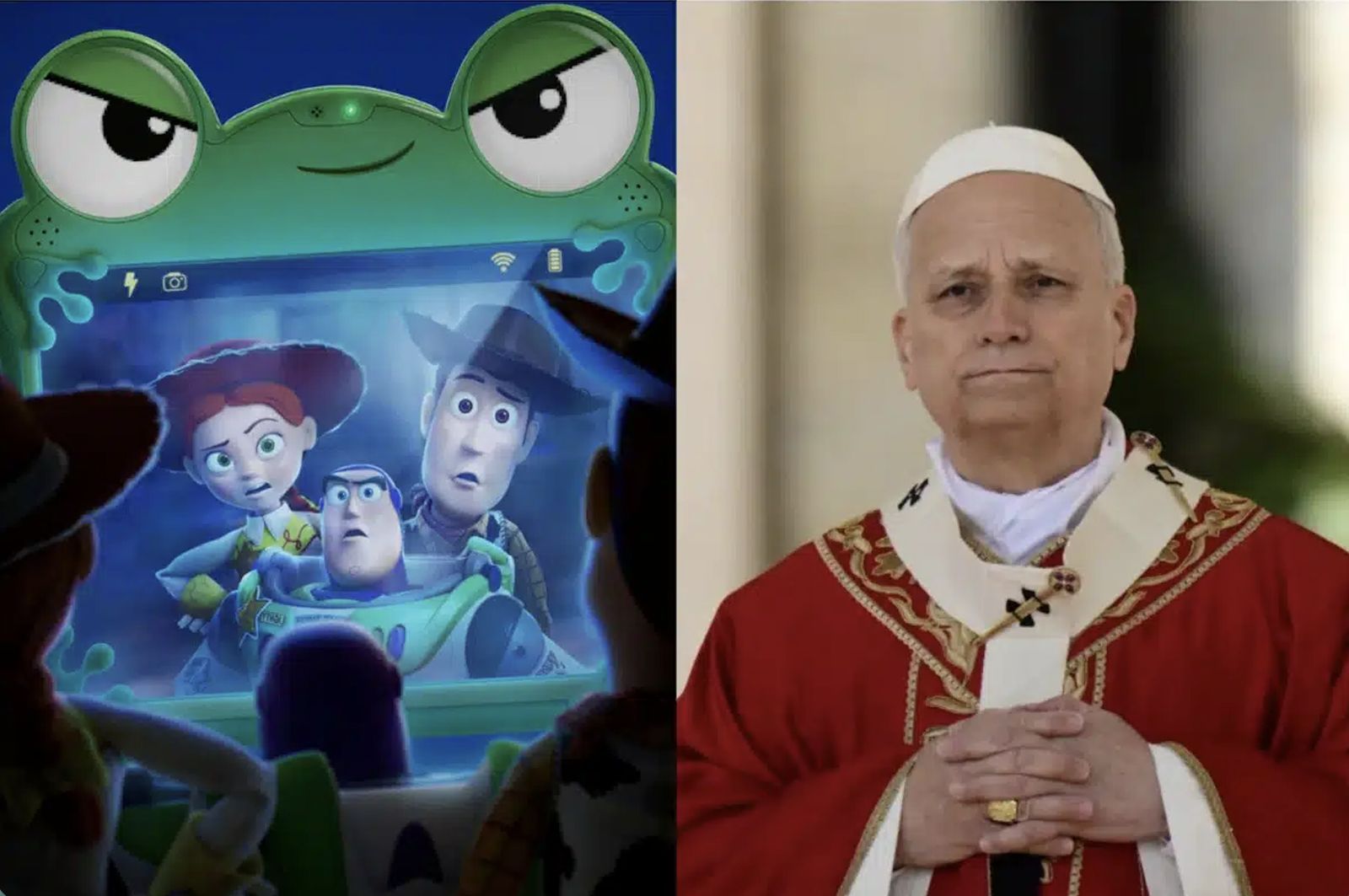 Imagen de la película Toy Story 5 y el Papa