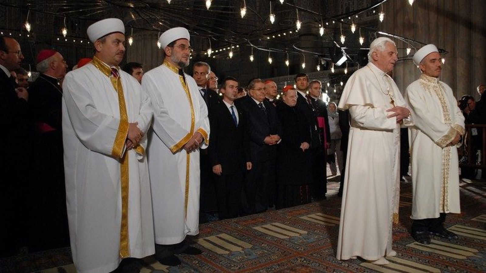 En la Mezquita Azul de Estambul (2006)