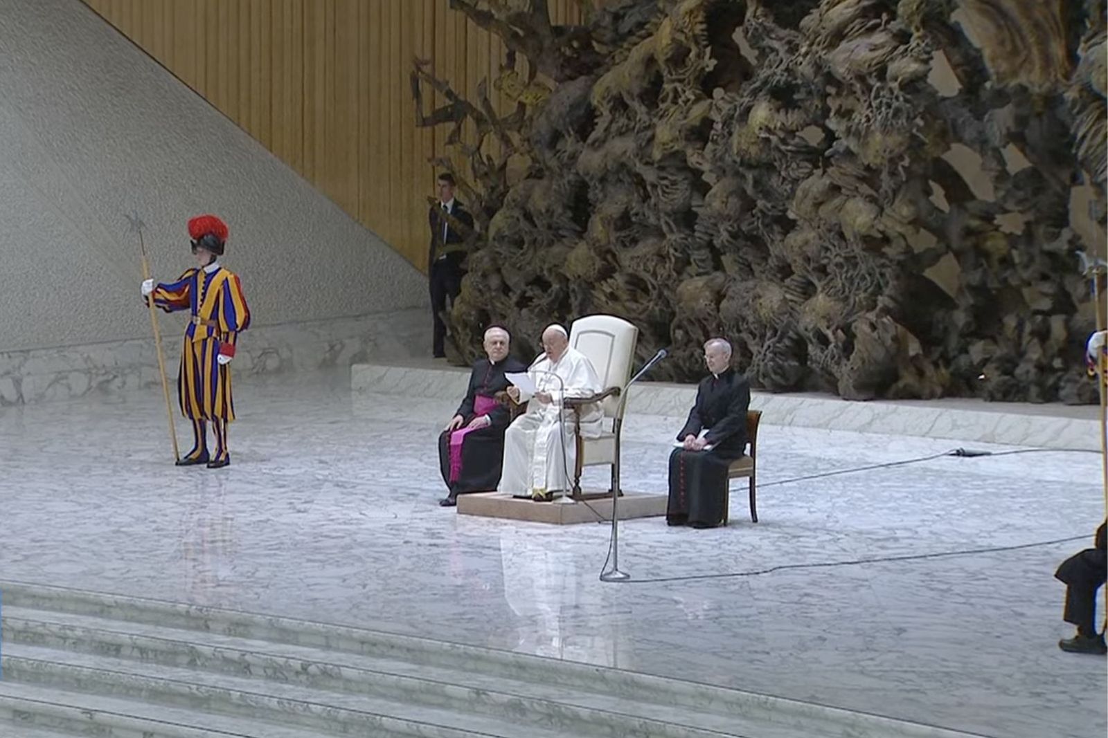 Francisco, en la audiencia