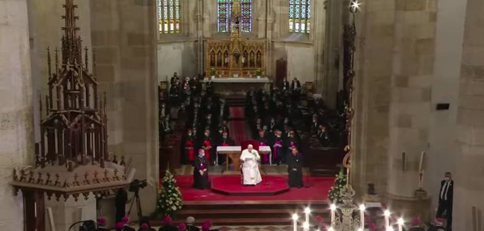 Discurso del Papa en la catedral de Bratislava