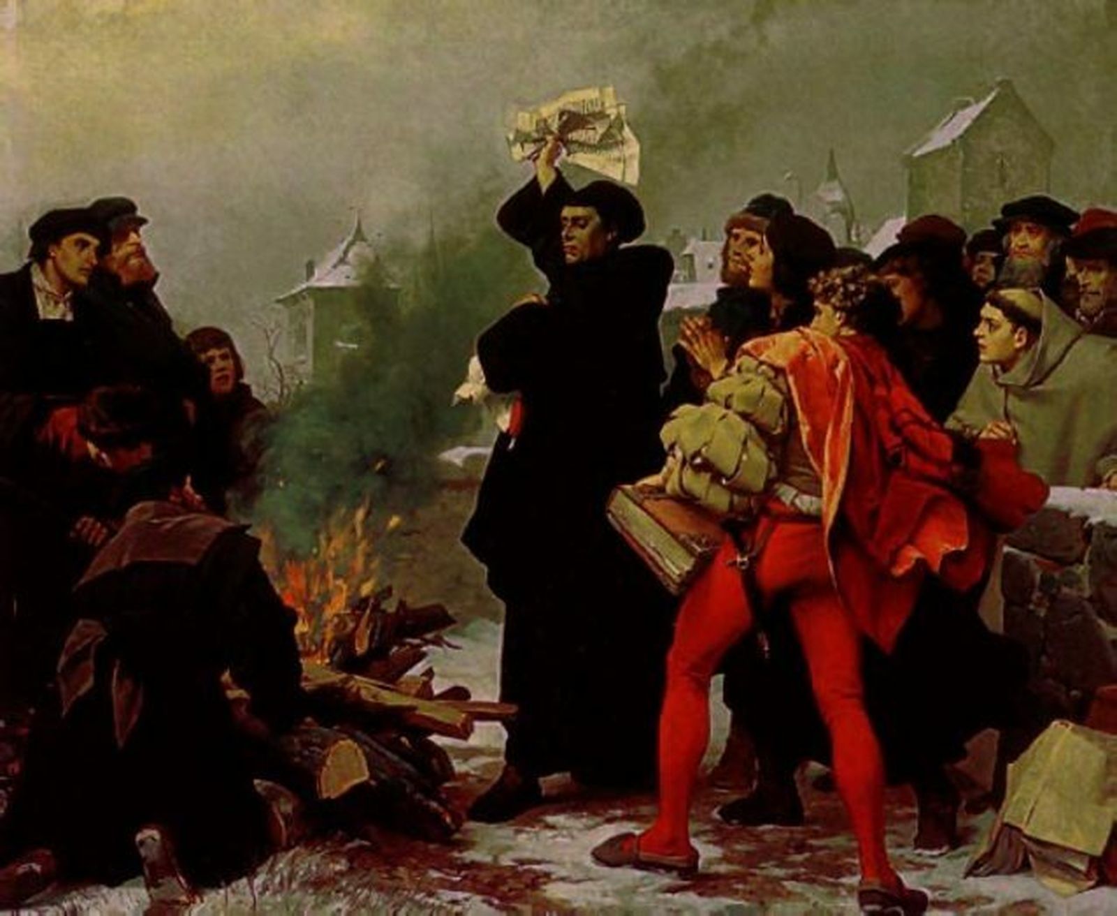 Quema de los escritos de Lutero