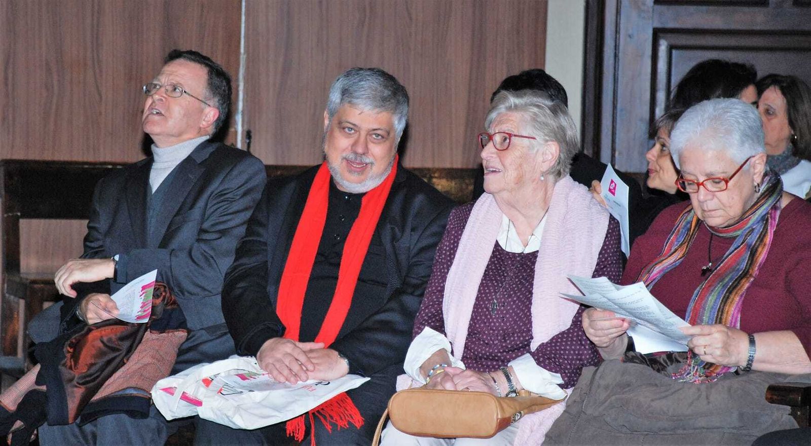 Peio Sánchez, con Viqui Molins