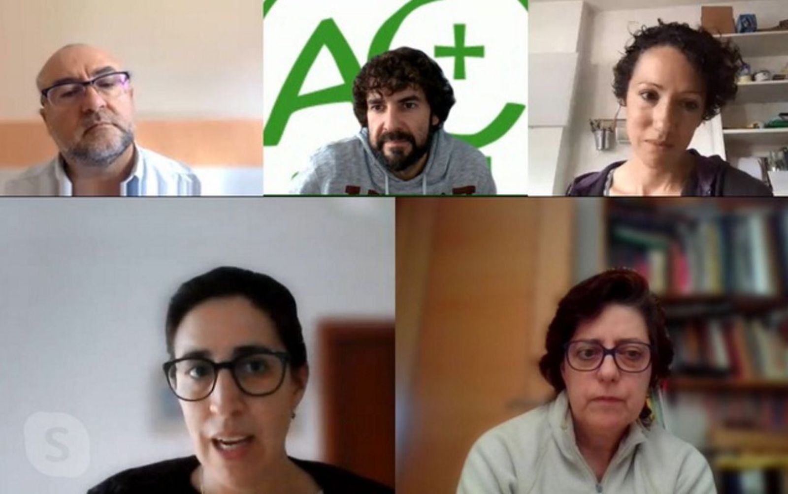 Reunión por Skype del equipo de ACG
