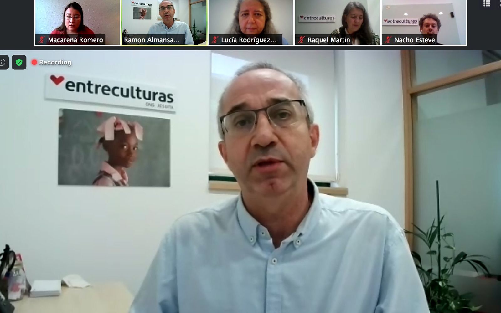 Rueda de prensa virtual de Entreculturas