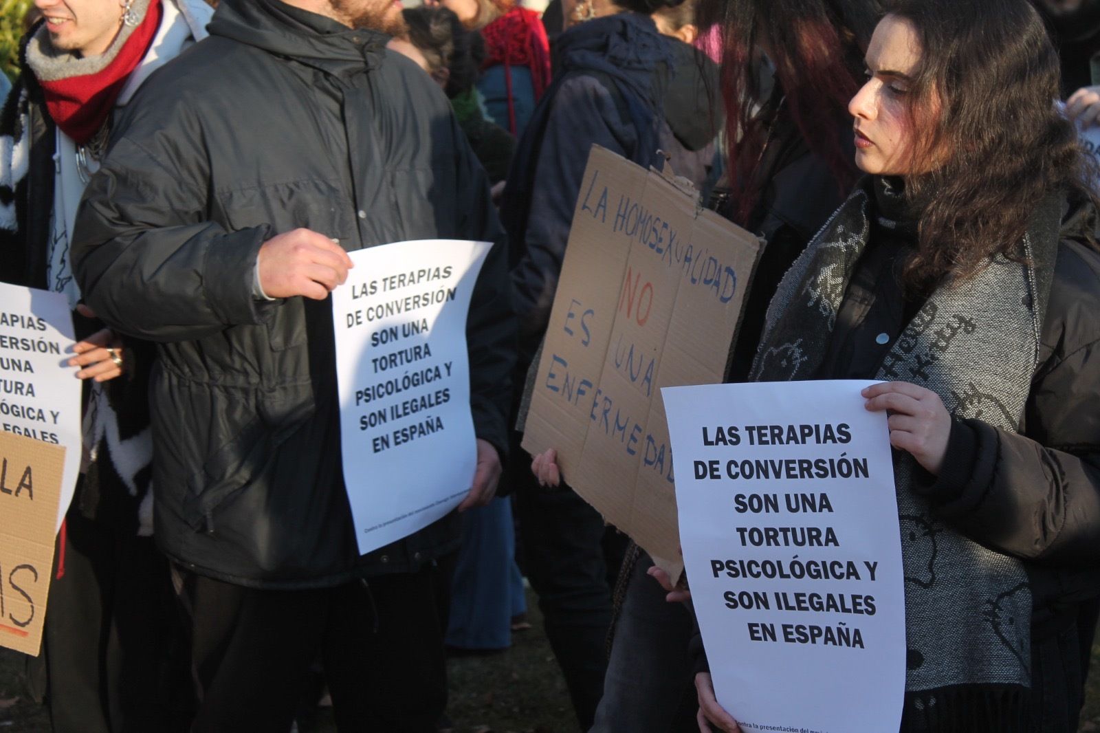 Protestas en Cuenca contra las terapias de conversión